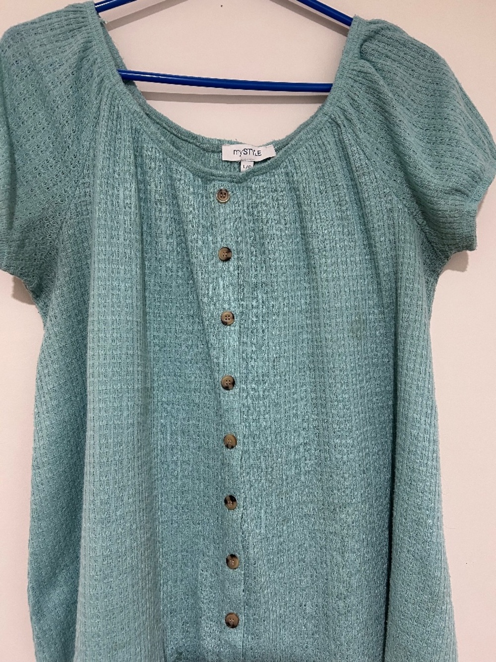 Blue button up - Picture 1 of 1